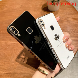 เคสซิลิโคนนิ่ม ลายการ์ตูนใบเมเปิ้ล สําหรับ vivo v9 vivo v11i vivo y95 vivo y91 vivo y91i DDFY02