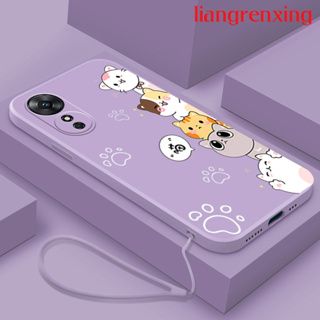 เคสซิลิโคนนิ่ม ลายการ์ตูนแมว กันกระแทก สําหรับ OPPO A17 OPPO A17K 5G 2022 YTDZMM02