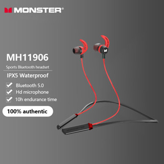 Monster MH11906 หูฟังบลูทูธ 5.0 ลดเสียงรบกวน สําหรับเล่นเกม