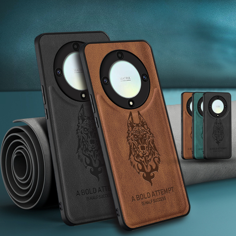 Honor X9A เคสโทรศัพท์ปลอกหนังหรูหราสําหรับ Honor X9A Soft Case Matte Casing