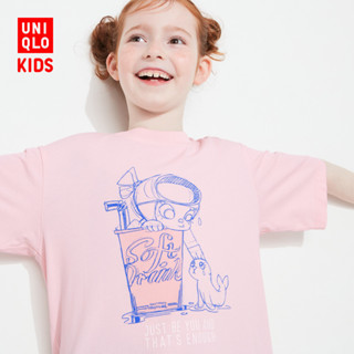 พร้อมส่ง UNIQLO เสื้อยืดแขนสั้น พิมพ์ลาย สําหรับแม่ และเด็ก (UT) 459798