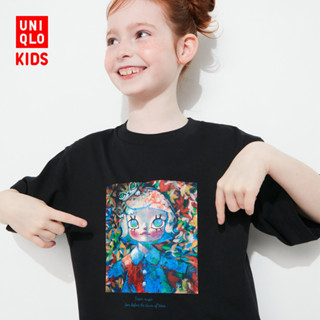 พร้อมส่ง UNIQLO เสื้อยืดแขนสั้น พิมพ์ลาย สําหรับแม่ และเด็ก (UT) 463149