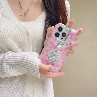 เคสโทรศัพท์มือถือแบบนิ่ม Tpu ลายดอกกุหลาบสีชมพู สําหรับ iPhone 12promax 13promax 14 14promax 14pro 11