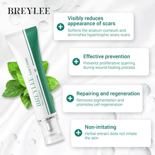 Breylee ครีมไวท์เทนนิ่ง ลดรอยแผลเป็นจากสิว 3 ชิ้น