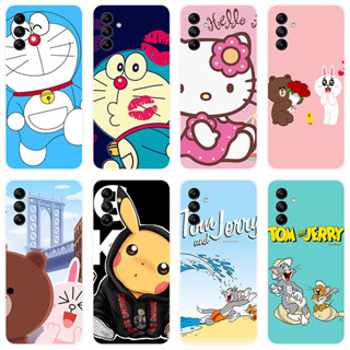 เคส Samsung Galaxy M14 5G พิมพ์ลายการ์ตูนน่ารักแบบด้านหลังเคส Samsung M14 5G Soft Silicone TPU Case