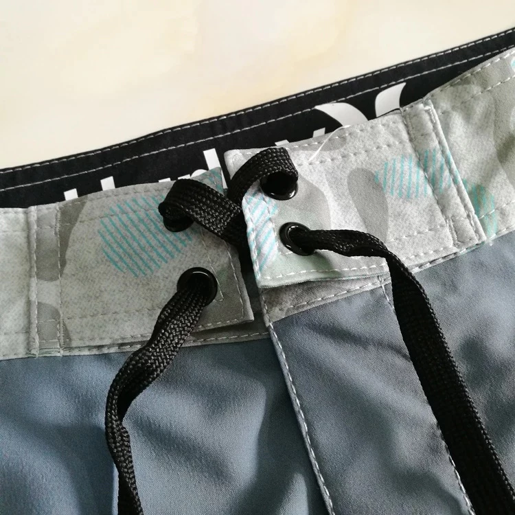 กางเกงขาสั้น Hurley ยืดหยุ่น 4 ทิศทาง ลายพราง สีเขียวทหาร thumbnail 5