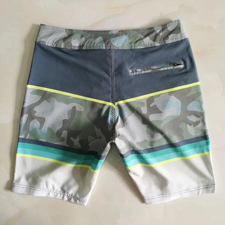กางเกงขาสั้น Hurley ยืดหยุ่น 4 ทิศทาง ลายพราง สีเขียวทหาร thumbnail 4