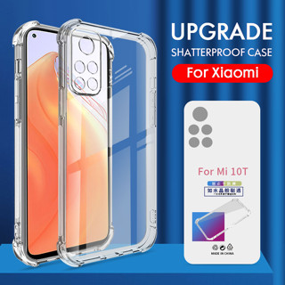 เคสโทรศัพท์ซิลิโคน TPU นิ่ม แบบใส กันตกสี่มุม สําหรับ Xiaomi Redmi Note 13 12 12T 12C 11 11s 9T 10T 11T Pro Plus Lite 7 8 9 9s 10 10s 10C Max 9T 9A 9C 8 8A 7 7A 6 6A Poco F2  ​F3 M3 M4 X3 X4 Pro GT