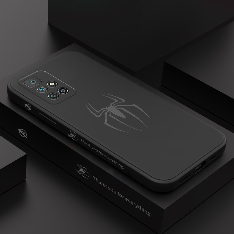 Creative Spider Batsเคสโทรศัพท์สําหรับXiaomi Redmi 13 13C 12C 12 10A 10 10C 5G 4G 2022 ซิลิโคนเหลวด้านข้างรูปแบบฝาครอบ
