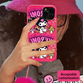 เคสโทรศัพท์มือถือ แบบนิ่ม ลายการ์ตูนคุโรมิ สําหรับ Apple Iphone 11 13 8p 14promax 12 xr x