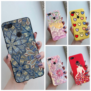 เคสโทรศัพท์ซิลิโคน TPU แบบนิ่ม ลายดอกไม้ สําหรับ Xiaomi Mi 8 Lite Mi8 Mi 8 Lite