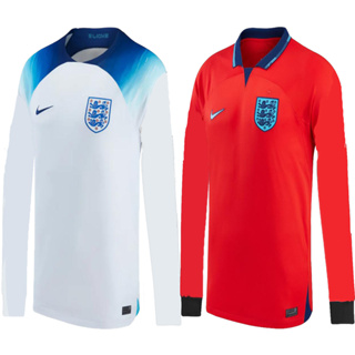 ชุดแฟนคลับแขนยาว England HOME AND AWAY World Cup 2022 !!! *สินค้าพร้อมส่งในพื้นที่ !!!!*