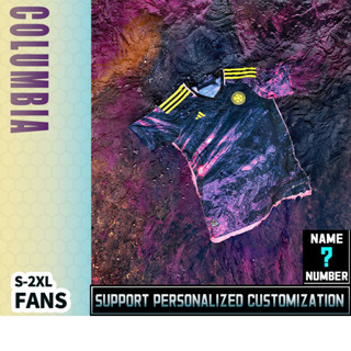 Colombia 23-24 [Fan Edition] เสื้อยืด ลายฟุตบอล Away คุณภาพสูง ไซซ์ S-2XL