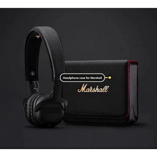 กระเป๋าเคสหนังแข็ง สําหรับจัดเก็บหูฟัง Marshall MAJOR Series