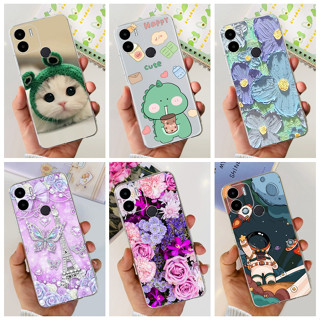 เคสโทรศัพท์มือถือ ซิลิโคนนิ่ม TPU ลายไดโนเสาร์ แมวน่ารัก สําหรับ Xiaomi Redmi A2+ Redmi A2 2023 RedmiA2 A 2 Plus