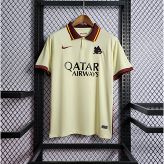 เสื้อกีฬาแขนสั้น ลายทีมชาติฟุตบอล A.S.ROMA AWAY 20/21 ไซซ์ S-2XL ชุดเยือน