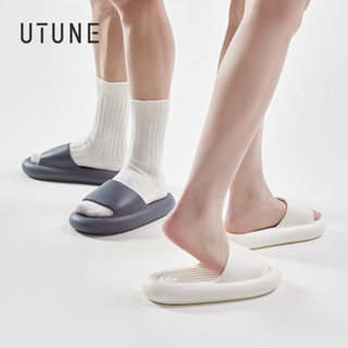 Utune รองเท้าแตะ EVA พื้นนิ่ม กันลื่น เสียงเงียบ เหมาะกับใส่ในบ้าน ห้องน้ํา สําหรับผู้หญิง