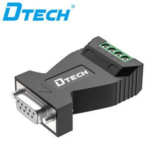 Dtech rs232 เป็น rs485 ตัวแปลง เกรดอุตสาหกรรม 232 เป็น 485 สองทาง ป้องกันฟ้าผ่า DT-9001