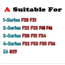 1 คู่ กระจังหน้า BMW F30 F34 F20 F21 F40 G20 G21 G29 สําหรับ Bmw ท่อสีเหลือง / Car Front Grill Trim Strips