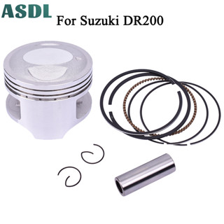 Asdl ชุดแหวนลูกสูบ STD 66 มม. 66.25 มม. 66.5 มม. 66.75 มม. 67 มม. Pin 16 มม. สําหรับเครื่องยนต์เบนซิน SUZUKI DR200 DF200 GS200 DR DF GS 200 1 ชุด