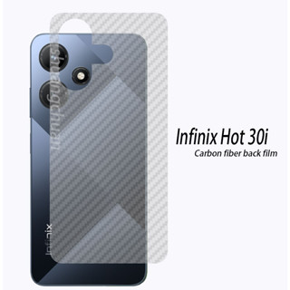 ฟิล์มคาร์บอนไฟเบอร์ 3D ป้องกันด้านหลัง สําหรับ Infinix Hot 30i Hot 30 Hot 20 play Hot 20 4G 5G Hot 20S 20i Hot 10s 10i 10 play 10 9 play Note 8 Note 7 7 lite Note 1