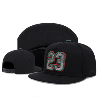 หมวกแก๊ป 23 Label snapback ปรับได้ คุณภาพสูง สําหรับผู้ชาย ผู้หญิง