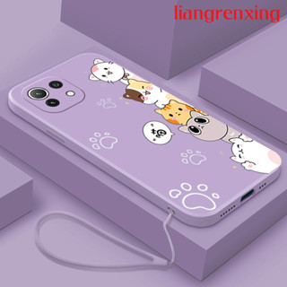 เคสซิลิโคนนิ่ม ลายการ์ตูนแมว กันกระแทก สําหรับ xiaomi mi 11 lite xiaomi 11t xiaomi 11 lite 5g ne xiaomi 11t pro YTDZMM02