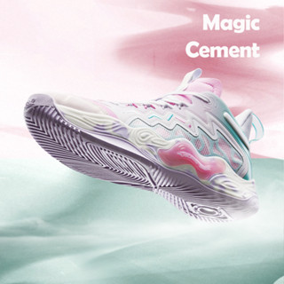 Anta MAGIC CEMENT รองเท้ากีฬา รองเท้าบาสเก็ตบอล ดูดซับแรงกระแทก น้ําหนักเบา สําหรับผู้หญิง 922321610S