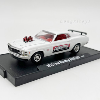 โมเดลรถยนต์ M2 1:64 Diecast 1970 Ford Mustang Boss 429 ของเล่นสะสม และของขวัญ