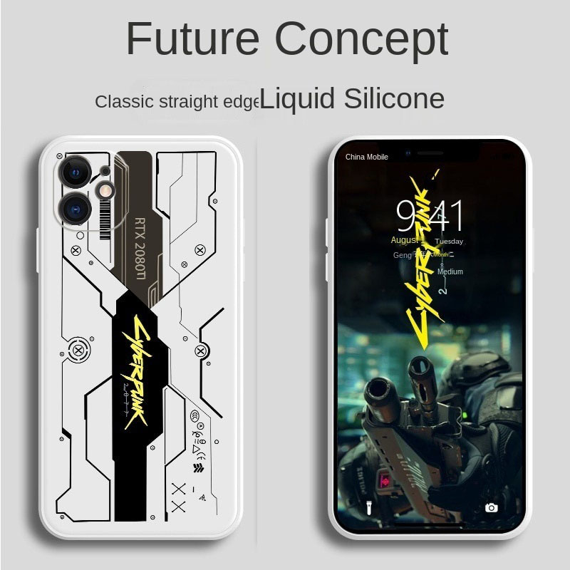 Cyberpunk ซิลิโคนเคสโทรศัพท์สําหรับ VIVO Y20 Y20i Y20S Y20T Y11S Y12S Y20A Y20G Y30G Y12A Y30G IQOO 