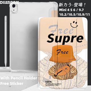 เคส พร้อมช่องใส่ดินสอ สําหรับ For iPad case 2021 Pro 11 2019 2020 10.2 7 8th Gen 2018 9.7 5 6th Mini 4 5 6 Air 4 5 10.5 10.9 A354