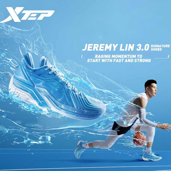 Xtep Jeremy Lin 3.0 รองเท้าบาสเก็ตบอล ข้อสั้น ทนทาน สําหรับผู้ชาย