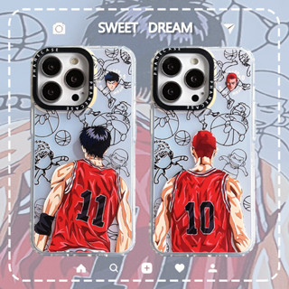 เคสโทรศัพท์มือถือแฟชั่น กันกระแทก ลาย Slam Dunk No.10 และ No.11 สําหรับ iPhone 14Promax 14Pro 14Plus 14 13Promax 13Pro 13 12Promax 12 11Promax 11 X