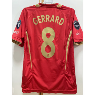 เสื้อกีฬาแขนสั้น ลายทีมชาติฟุตบอล Liverpool GERRARD 05-06 ชุดเหย้า คุณภาพสูง สไตล์เรโทร