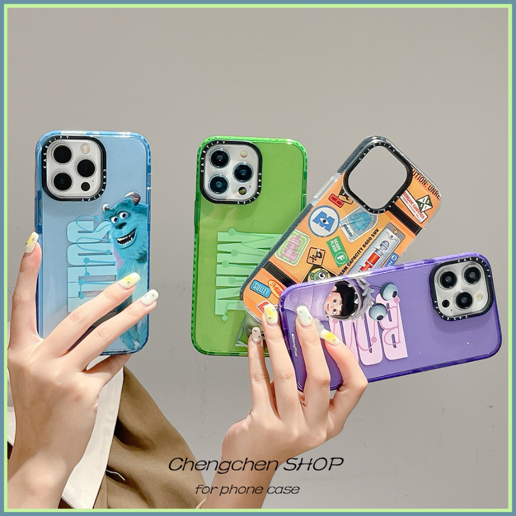 Glitter casetify Blue Fur Monster เคสโทรศัพท์สําหรับ iPhone16ProMax กรณีใช้งานร่วมกับ iP13ProMonster University เคสโทรศัพท์ 13 เหมาะสําหรับ iPhone 11 เคสโทรศัพท์ 12Promax 13Promax 11 12 13 14 เคสโทรศัพท์