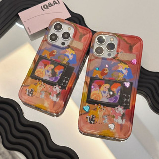 Disney เคสโทรศัพท์มือถือ ลายการ์ตูนดิสนีย์ เจ้าหญิงอลิซ สําหรับ iphone 14Pro max 13Pro max 12 Pro max 14 Pro 13 Pro 12 Pro 11 12 13 14 case