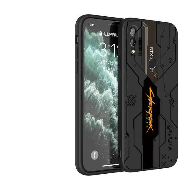 Cyberpunkซิลิโคนเคสโทรศัพท์สําหรับHuawei Nova 7i 3i 4e 5T 7 SE Y70 Plus Y90 Y60 P30 40 Honor 10 20 Lite Pสมาร์ทPlusกรณีกันกระแทกนุ่มปกหลัง