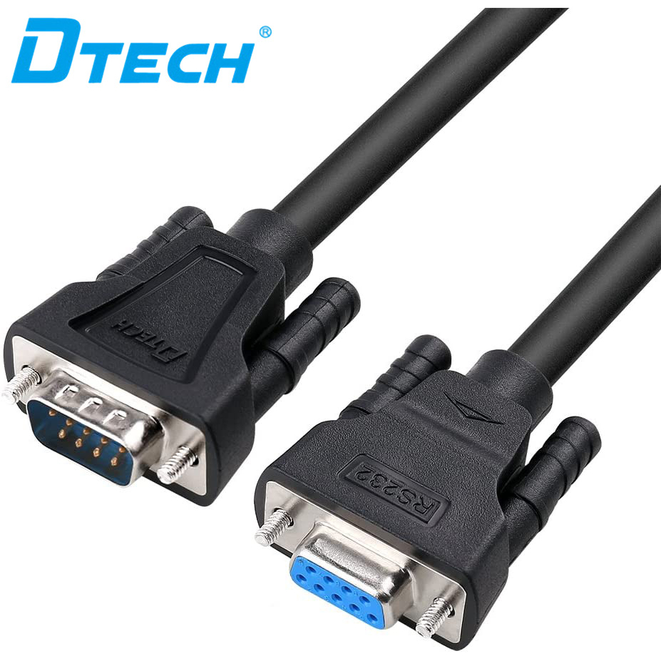 DTECH DB9 RS232 Serial Cable Male to Female Air Conditioner Cable Full Hand Shaking 7-Line Cross สํา