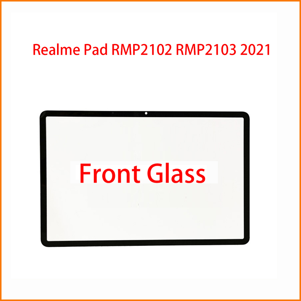 ใหม่กระจกด้านหน้า (ไม่มี Touch Digitizer) จอแสดงผล LCD แผงด้านนอกสําหรับ Realme Pad RMP2102 RMP2103 2021 เปลี่ยน