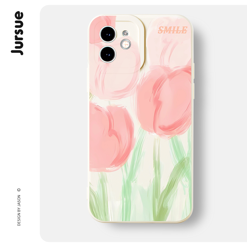 JURSUE เคสไอโฟน เคสซิลิโคนนุ่มกันกระแทกน่ารักตลก เคสโทรศัพท์ Compatible for iPhone 17 16 15 14 13 12 11 Pro Max SE 2020 X XR XS 8 7 Plus พลัส XYH1572