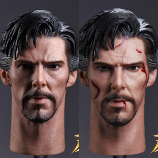 1/6 Scale Doctor Strange Benedict Cumberbatch Head Model Fit 12" Male Figure Body