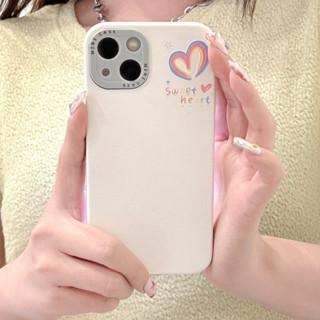 เคสโทรศัพท์มือถือหนัง กันกระแทก ลายหัวใจ แฟชั่น สําหรับ iPhone 14Promax 14Pro 14 13Promax 13Pro 13 12 12Promax 11