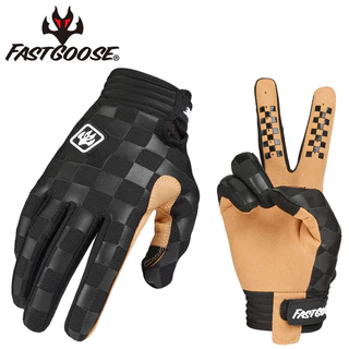 Fastgoose2023 ถุงมือ แบบเต็มนิ้ว ระบายอากาศ สําหรับแข่งรถจักรยานยนต์วิบาก MTB