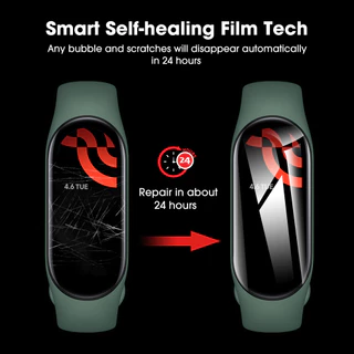 HD Hydrogel ฟิล์มป้องกันหน้าจอสําหรับ For Xiaomi Mi Band 10 9 8 7 6 5 4 3 คลุมทั้งหมดป้องกันฟิล์มสําหรับ for Xiaomi Smart Band 9 Pro / 8 Pro / 7 Pro