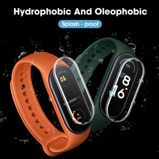 HD Hydrogel ฟิล์มป้องกันหน้าจอสําหรับ For Xiaomi Mi Band 10 9 8 7 6 5 4 3 คลุมทั้งหมดป้องกันฟิล์มสําหรับ for Xiaomi Smart Band 9 Pro / 8 Pro / 7 Pro