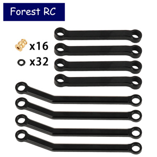 Forestrc ชุดก้านเชื่อมตัวรถ อะลูมิเนียมอัลลอย แบบเปลี่ยน สําหรับอัพเกรดรถไต่หินบังคับ Axial AX24 1/24 8 ชิ้น