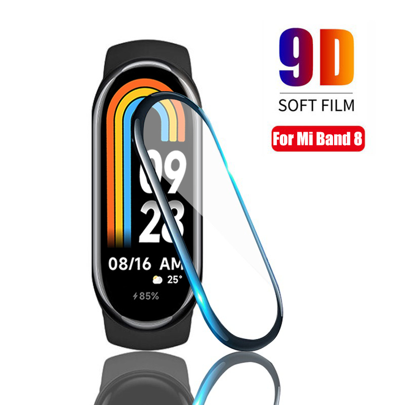 3d ฟิล์มกันรอยหน้าจอสําหรับ Xiaomi mi band 9 8 7 6 5 4 7 Pro 8Pro 8 Pro