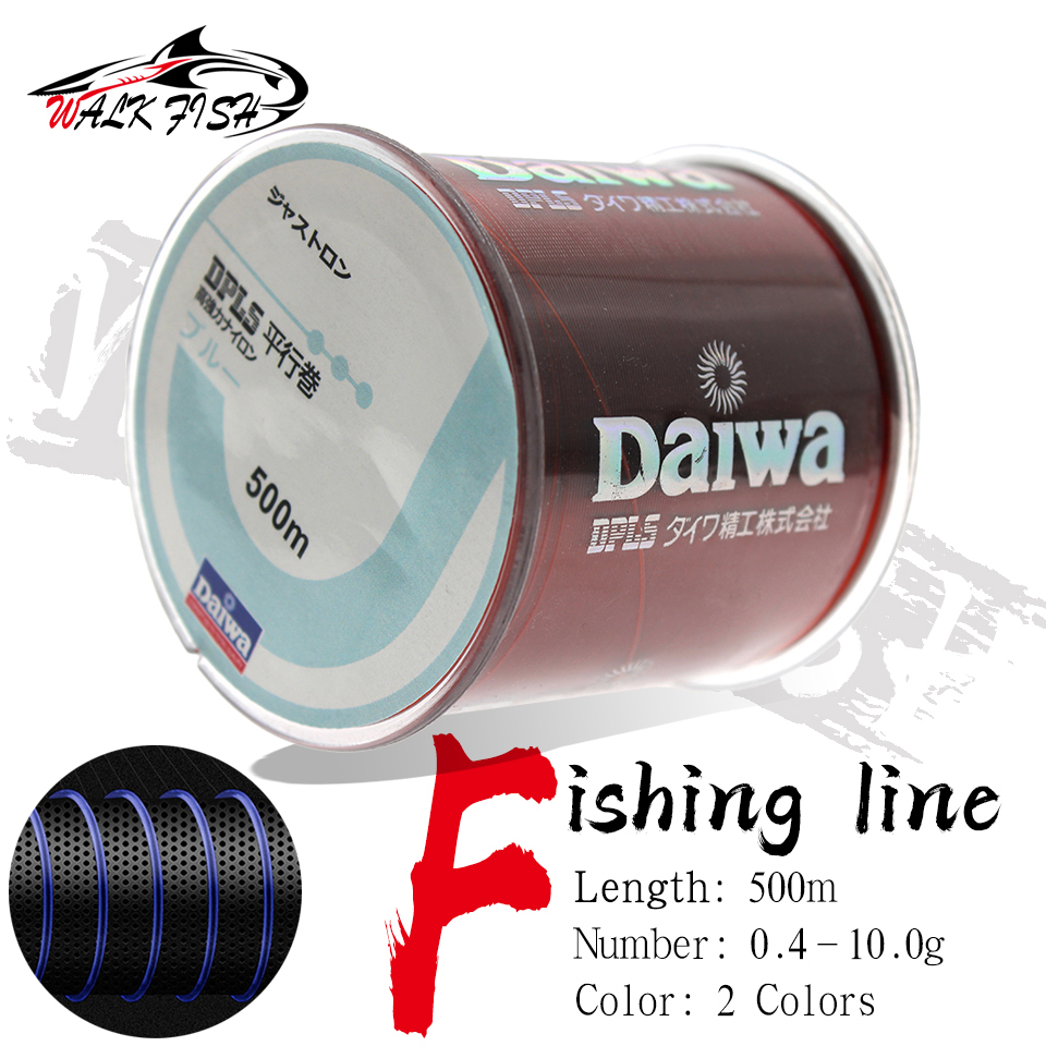 Daiwa สายเบ็ดตกปลาไนล่อน 500 ม. แข็งแรงมาก 2-35LB