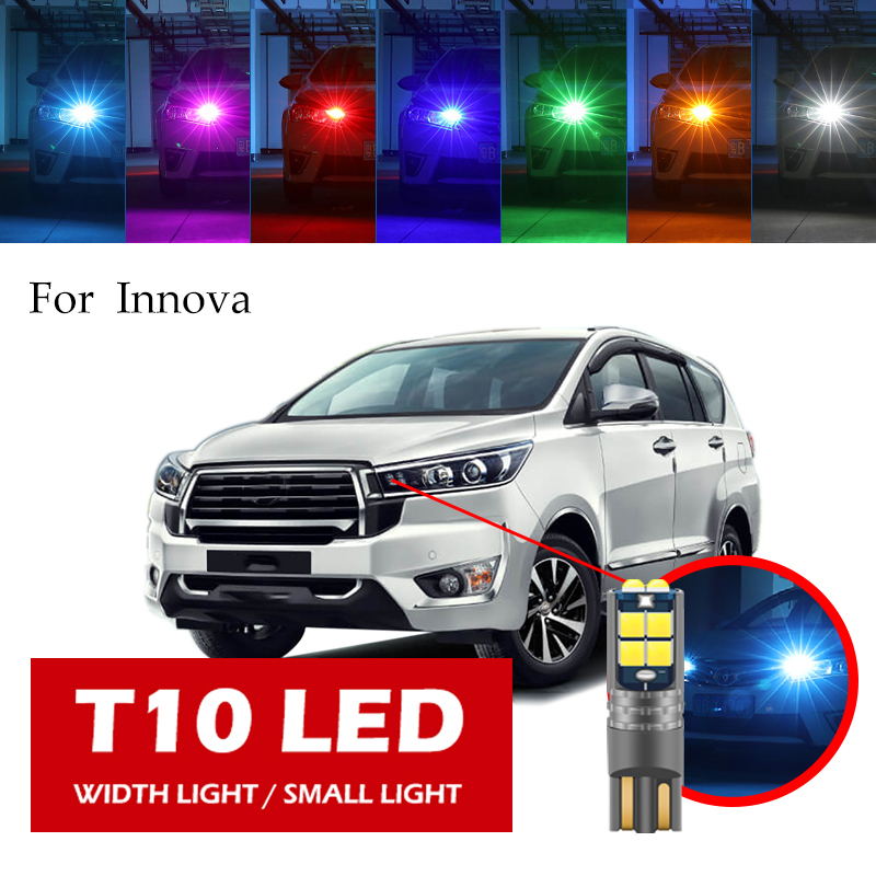 หลอดไฟ T10 LED W5W ขนาดเล็ก สําหรับติดด้านข้างประตูรถยนต์ Toyota Innova 1 ชิ้น