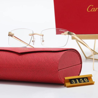 Cartier 2023 HD แว่นตาแฟชั่น แบรนด์หรู สําหรับผู้ชาย และผู้หญิง ป้องกันแสงสีฟ้า